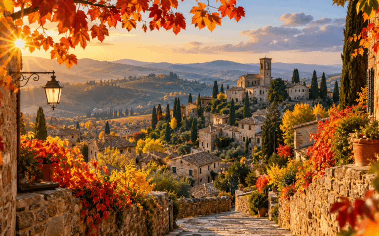 3 borghi toscani tra le colline, perfetti in autunno: qui il foliage incornicia ogni passeggiata