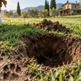 Buchi nel prato al mattino? Forma, dimensioni e tracce rivelano quale animale è passato di notte