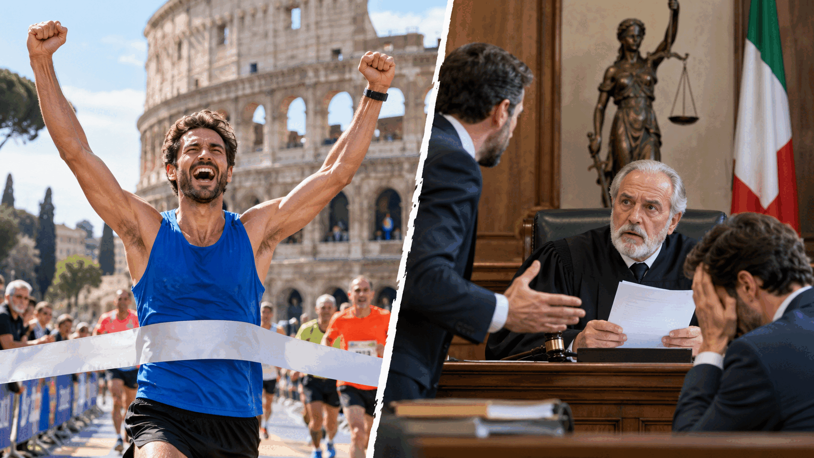 Corre una maratona mentre è in malattia: il datore di lavoro lo porta in tribunale, ma la sentenza sorprende