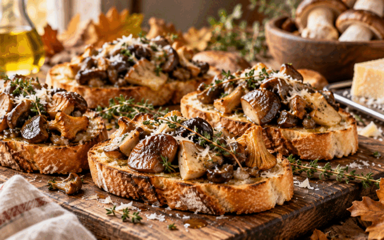Ho riscoperto i crostini ai funghi: a ogni morso torna il profumo dei boschi
