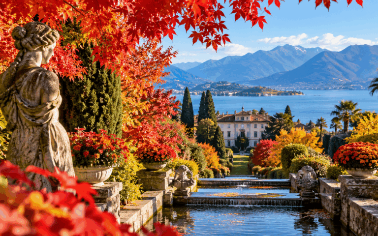 Ho scoperto per caso i giardini di Villa Taranto: in autunno il foliage trasforma Verbania