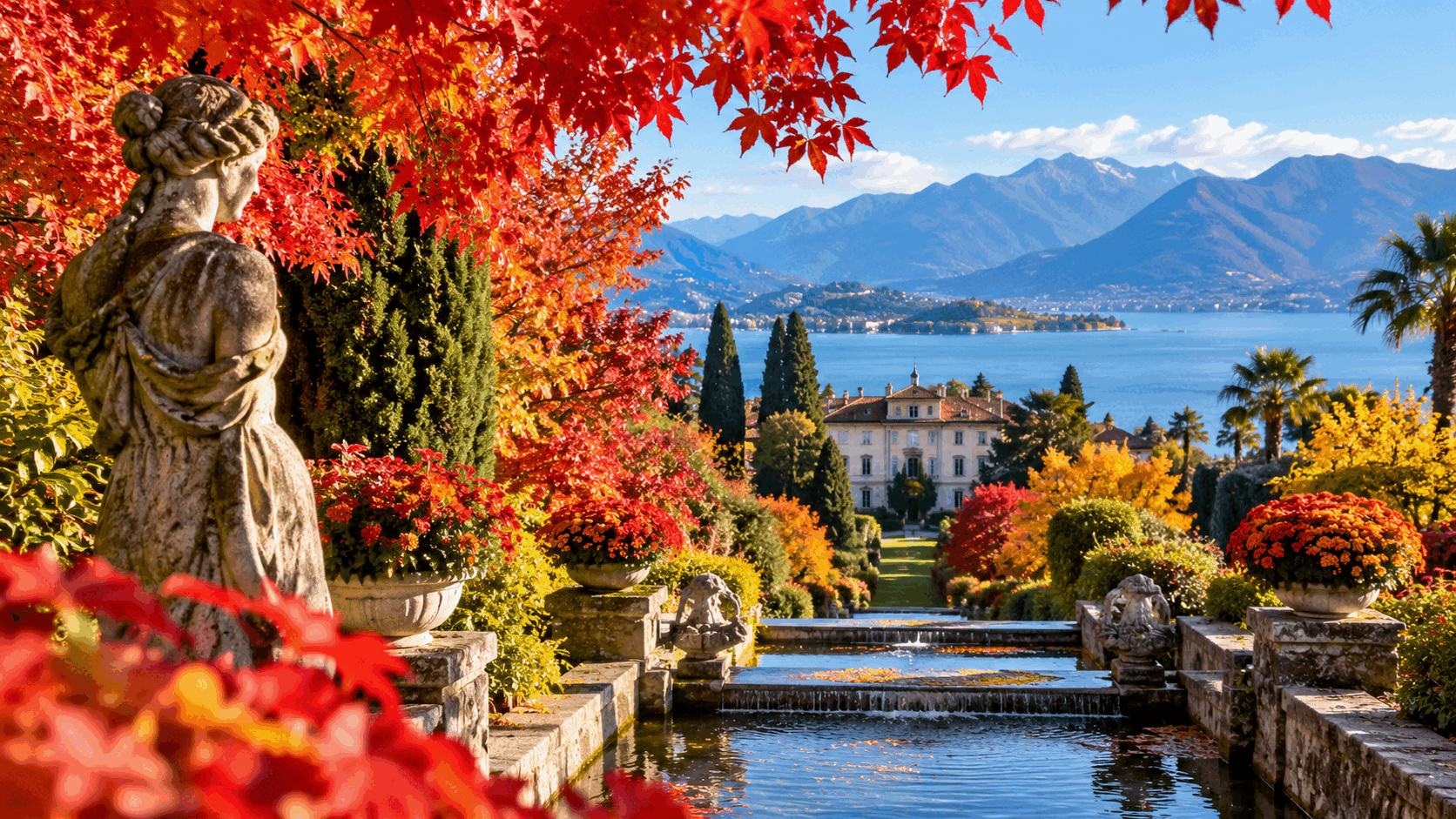 Ho scoperto per caso i giardini di Villa Taranto: in autunno il foliage trasforma Verbania