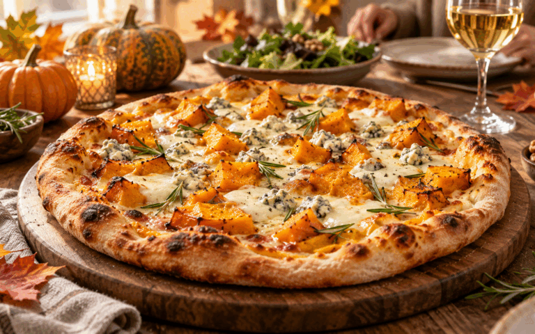 In ottobre preparo questa pizza alla zucca: una fetta calda sa di casa e famiglia