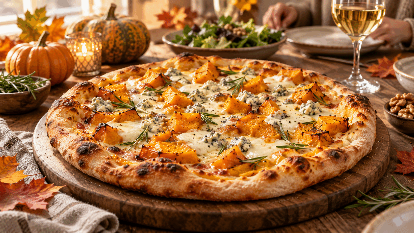 In ottobre preparo questa pizza alla zucca: una fetta calda sa di casa e famiglia
