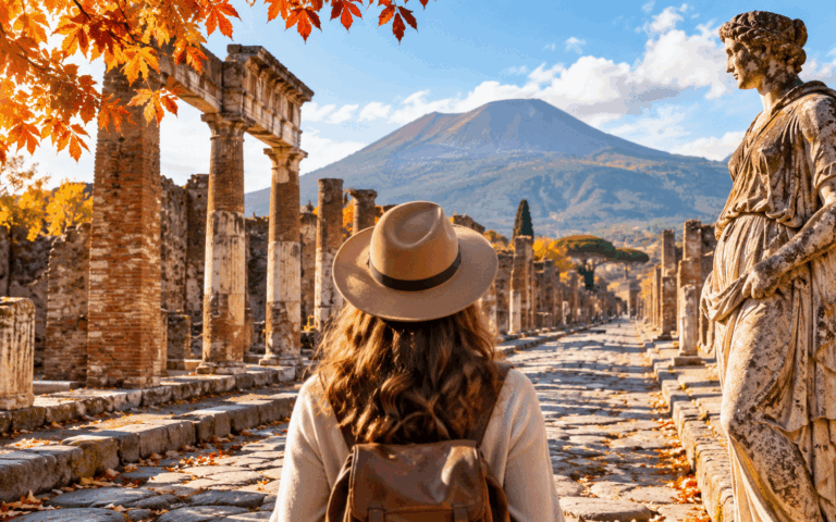 Non lasciate l’Italia senza visitare Pompei in autunno: meno caldo e più tempo tra gli scavi