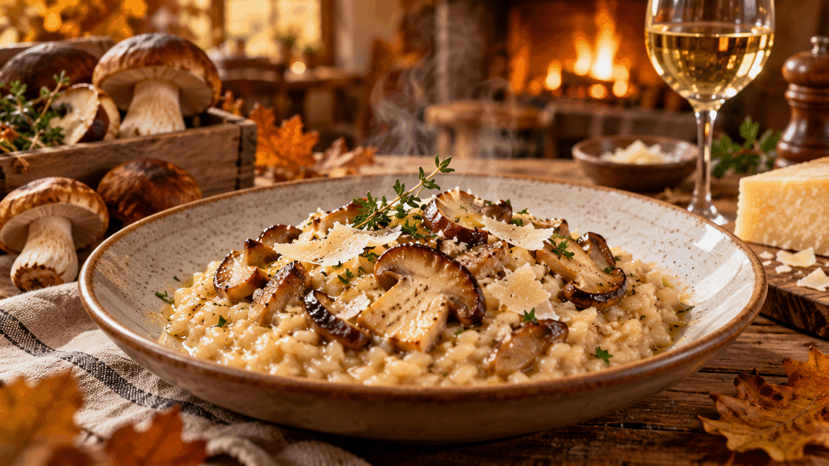 Profumato di bosco e burro nocciola, il risotto ai porcini scalda le sere d'ottobre