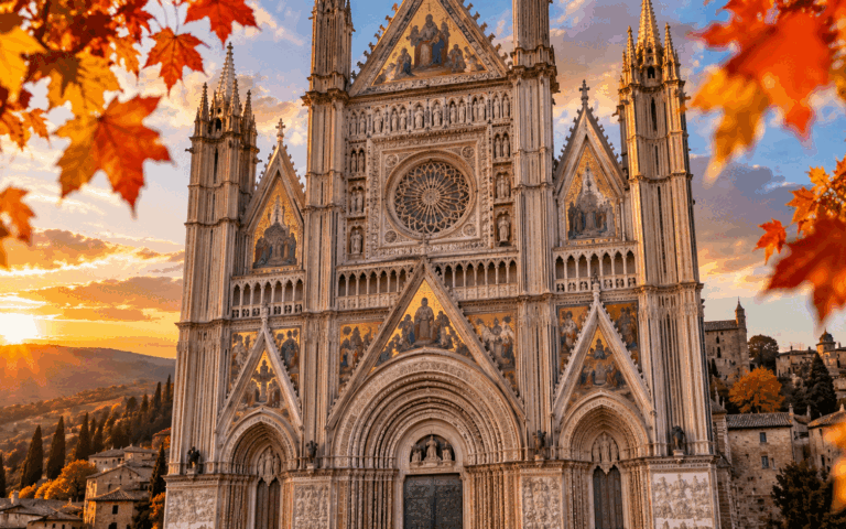 Quello che le guide non dicono sul Duomo di Orvieto: l’autunno svela dettagli lontano dalla folla