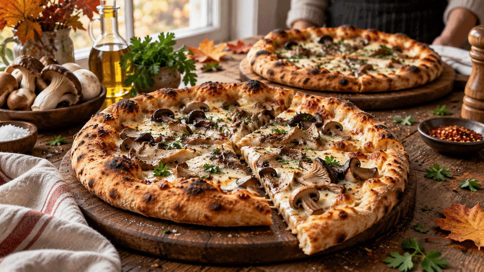 Questa pizza ai funghi nasconde un segreto semplice che la rende davvero irresistibile