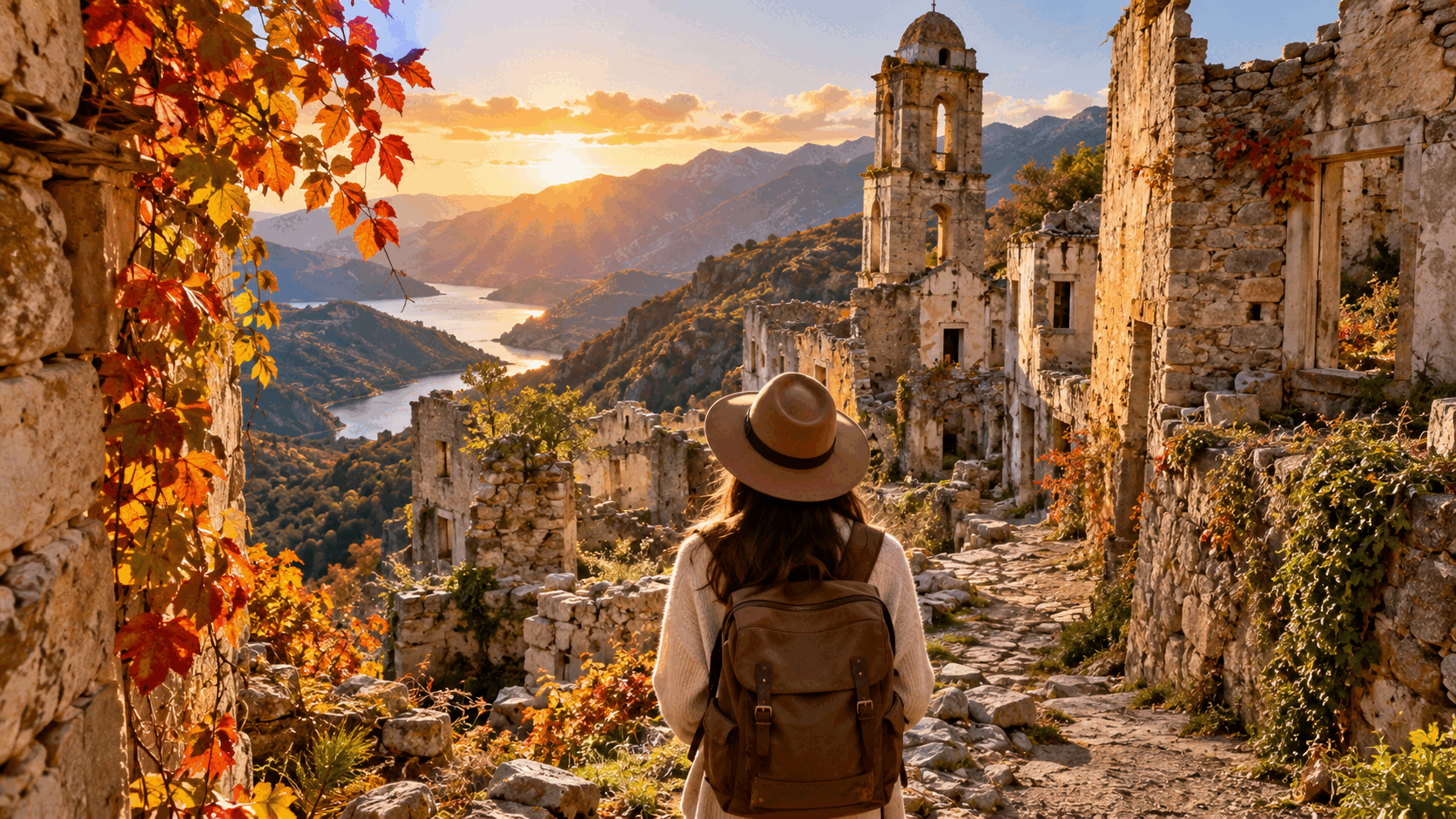 Questo borgo fantasma in Sardegna conquista TikTok: a settembre l’autunno arriva tra le rovine di Gairo