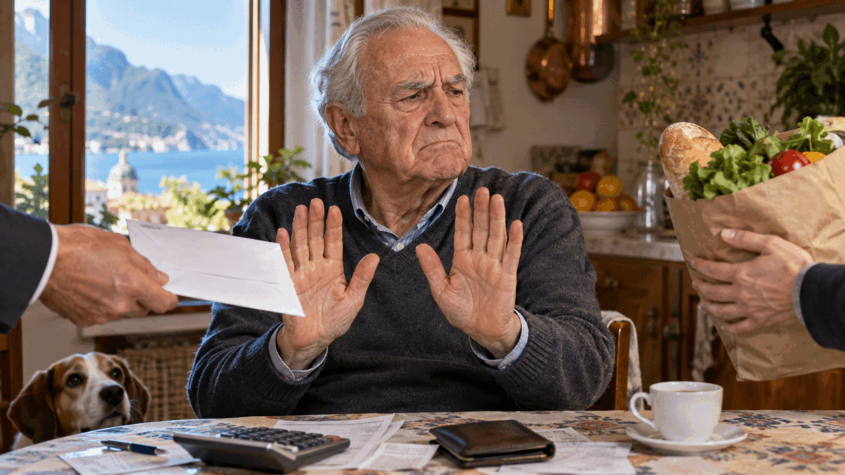 Simon, pensionato, rifiuta tutti gli aiuti a cui ha diritto: «Preferisco cavarmela», ma ecco quanto gli costa
