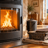 Stufa a pellet: come pulire braciere e vetro per una combustione regolare